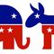 Republican and Democraticparty symbols